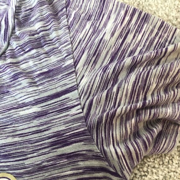 CREATIVE APPAREL UW Washington Huskies V Neck Marled T-Shirt Size XL - Picture 11 of 15